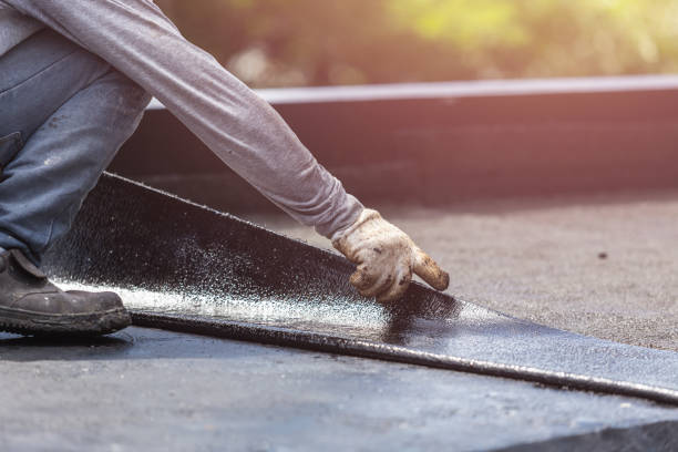 Professional Exterior Waterproofing technician working in Franklin, OH